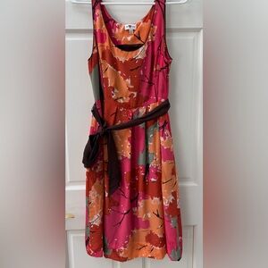 Anthropologie Sleeveless Floral Sundress